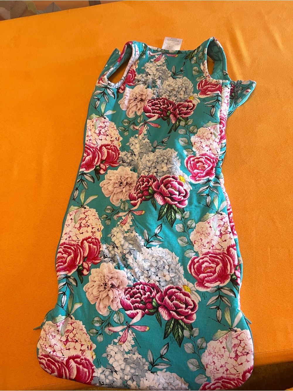 Posh Peanut 2.5 TOG Sleepsack Teal Floral